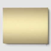 Eenvoudig Gold Guest Book Gastenboek (Achterkant)