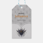 Eenvoudig gotisch Halloween feest Cadeaulabel (Voorkant)