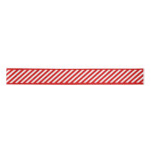 Eenvoudig grafisch diagonaal wit strippatroon op r lint (Voorkant)