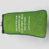 Eenvoudig Grappig Vaderdag Putter Golf Head Hoesje Golfheadcover (Voorkant)