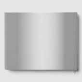 Eenvoudig groen huwelijk gastenboek (Achterkant)