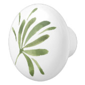 Eenvoudig groen lef, Natuur Keramische Knop (Rechts)