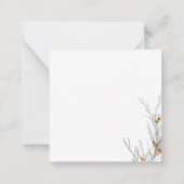 Eenvoudig groen notitiekaartje (Achterkant)