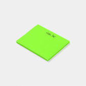 Eenvoudig groen post-it® notes (Schuin)