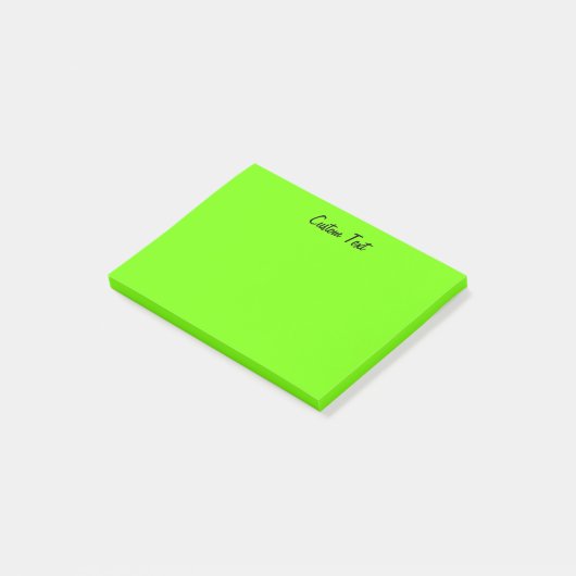 Eenvoudig groen post-it® notes (Schuin)