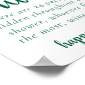 Eenvoudig groen spel | Dark Hunter Custom Hunt spe Poster (Hoek)