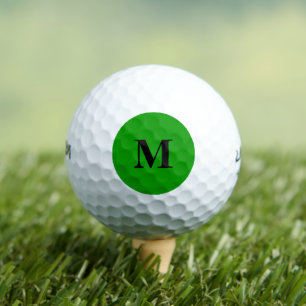 Eenvoudig groene effen kleur golfballen