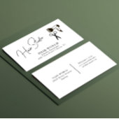 Eenvoudig haar salonschaar Visitekaartje