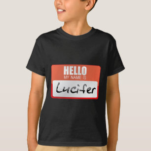Eenvoudig Halloween Kostuum Duivel Aanbidden Mijn T-shirt