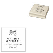 Eenvoudig handgeschreven adres 	rubberstempel (Gestempeld)