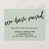 Eenvoudig handschrift We hebben Typografie Sage ve Briefkaart (Voorkant)