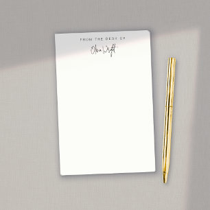 Eenvoudig handtekeningscript, professioneel post-it® notes