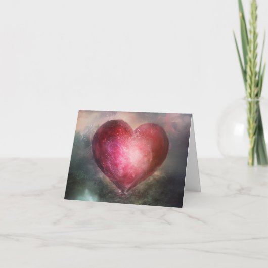 Eenvoudig hart, eindeloze liefde Kaart (Voorkant)