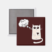 Eenvoudig hart magneet (Voorkant / Achterkant)