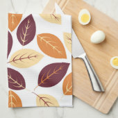 Eenvoudig herfst Leaves Kitchen Towel Theedoek (Quarter Fold)