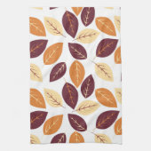 Eenvoudig herfst Leaves Kitchen Towel Theedoek (Verticaal)