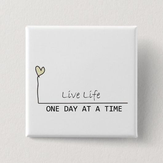 eenvoudig herstel vierkante button 5,1 cm (Voorkant)