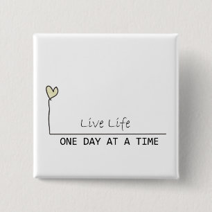 eenvoudig herstel vierkante button 5,1 cm