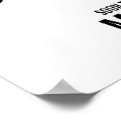 Eenvoudig Hoeveel Kusjes Bruiloft Feest Spel Poster (Hoek)