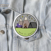 Eenvoudig houden ronde button 4,0 cm (In situ)