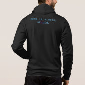 Eenvoudig houden, stut - Arch Linux Hoodie (Achterkant)