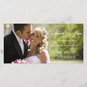 Eenvoudig huwelijk bedankt