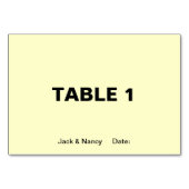 Eenvoudig huwelijk of Jubileum namen en datum Kaart (Achterkant)