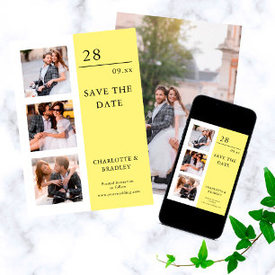 Eenvoudig huwelijk sparen het Afbeelding van de Da Save The Date