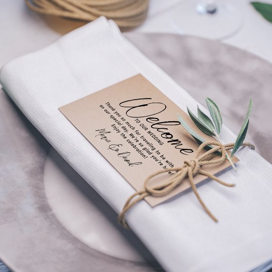 Eenvoudig huwelijk welkom Hartelijk dank Rubberstempel