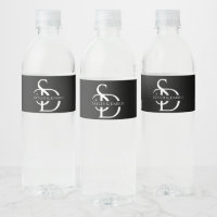 Eenvoudig huwelijksmonogram gepersonaliseerd met n