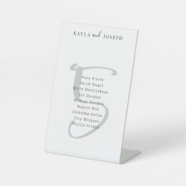 Eenvoudig huwelijksnummer 5 voetgangersbord reclamebord met voetstuk