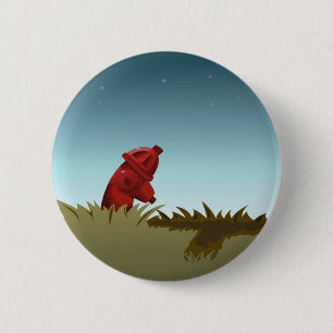 Eenvoudig hydraat ronde button 5,7 cm