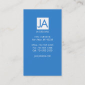 Eenvoudig III Visitekaartje (Achterkant)