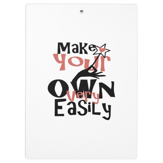 Eenvoudig in één stap uw eigen klembord (Achterkant)