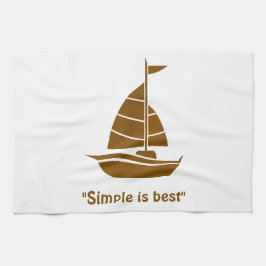 Eenvoudig is de beste keukenhanddoek