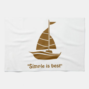 Eenvoudig is de beste keukenhanddoek