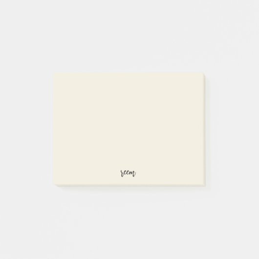 eenvoudig ivoor post-it® notes (Voorkant)