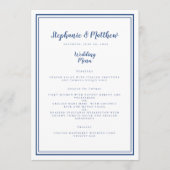 Eenvoudig kabelmenu Klassiek blauw gecodeerd beeld Menu (Voorkant)