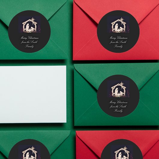 Eenvoudig Kerst sticker