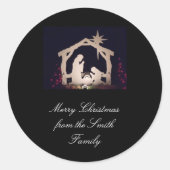 Eenvoudig Kerst sticker (Voorkant)