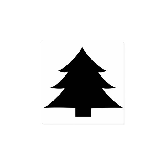 Eenvoudig Kerstboom Doe-Het-Zelf Journaling Scrapb Rubberstempel (Afrduk)