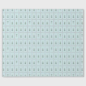 Eenvoudig kerstboompapier cadeaupapier (Vlak)