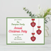 Eenvoudig kerstfeest kaart (Staand voorkant)