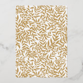 Eenvoudig kerstscript bruiloft foto folie feestdagenkaart (Achterkant)