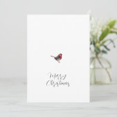 Eenvoudig kerstscript feestdag Kaart (Staand voorkant)