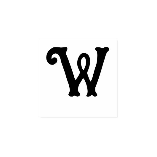 Eenvoudig Kies uw letter van het alfabet Rubberstempel (Afrduk)