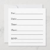 Eenvoudig Kind vult de blanco superheld in Kaart (Achterkant)