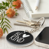 Eenvoudig klassiek en elegant zijn vriendelijk zwa sleutelhanger (Voorkant Rechts)