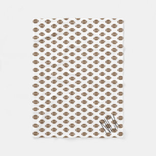 Eenvoudig Klassiek Football Fleece Deken