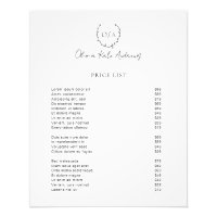 Eenvoudig klassiek monogram krans Elegant